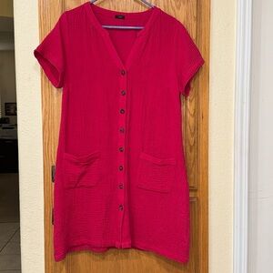 Avon Studio 1886 Casual Crinkle Dress - M (8-10)
